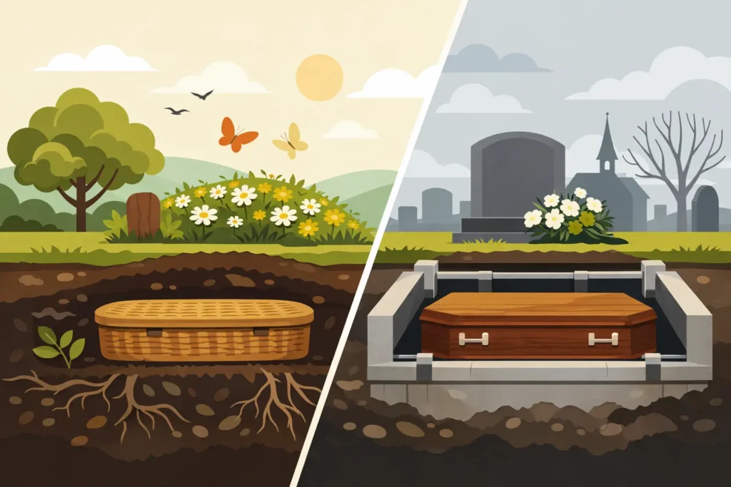 Green Burial vs Traditional Burial