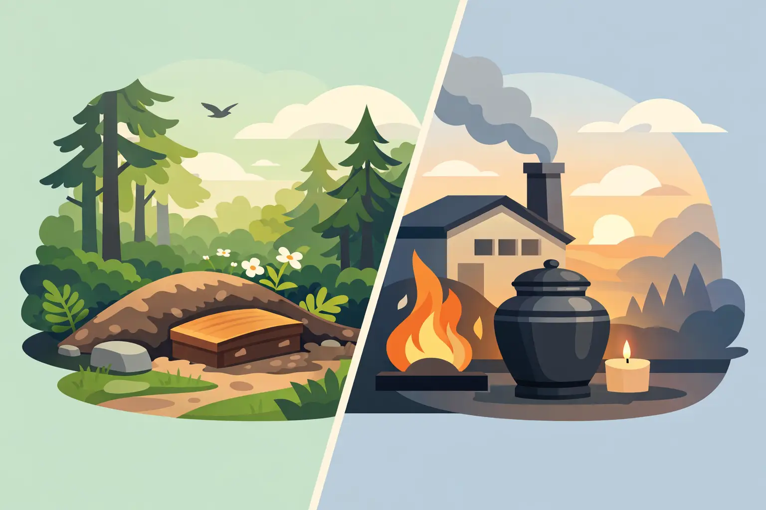 Woodland Burial vs Cremation: What to Choose